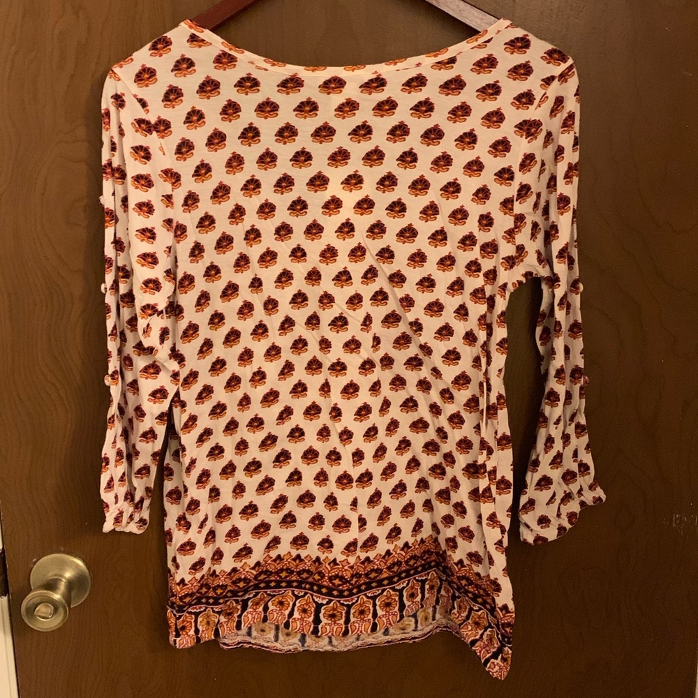 Lucky Brand Royal Fan Blouse - Picture 6 of 6